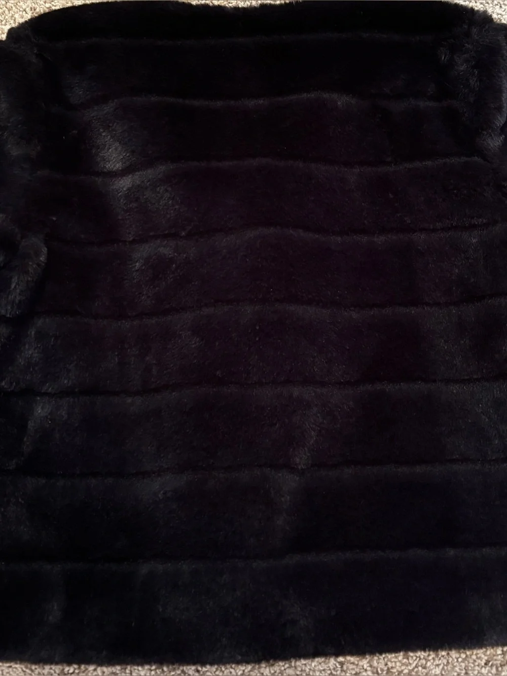 JANIE AND JACK Cropped Faux Fur Coat. Size 7/8.